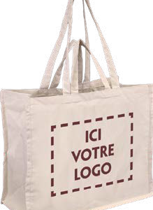 Sac en coton avec soufflet - HBC7