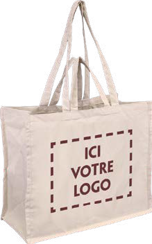 Sac en coton avec soufflet - HBC7