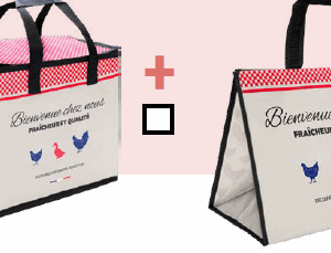 PACK BOUCHERIE 250 CABAS HBP87 + 100 GLACIERES HBSI26