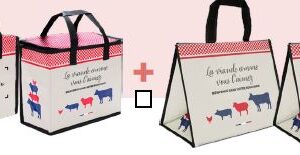 PACK BOUCHERIE 250 CABAS HBP80 + 100 GLACIERES HBSI25
