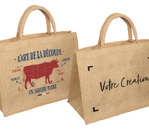 Sac en jute boucherie - HBJ36